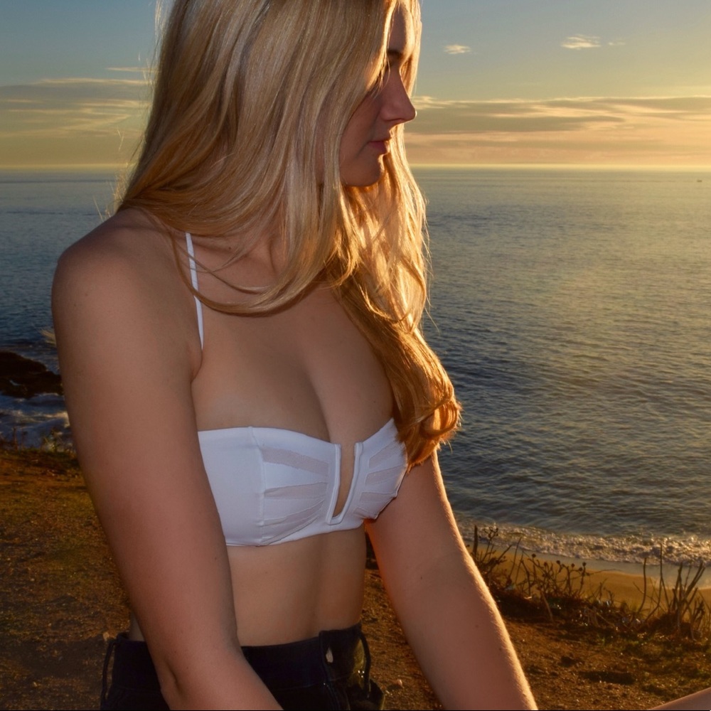 Beautiful white La perla bikini top